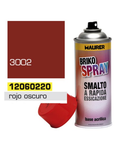 Spray Pintura Rojo Oscuro Carmin 400 ml.