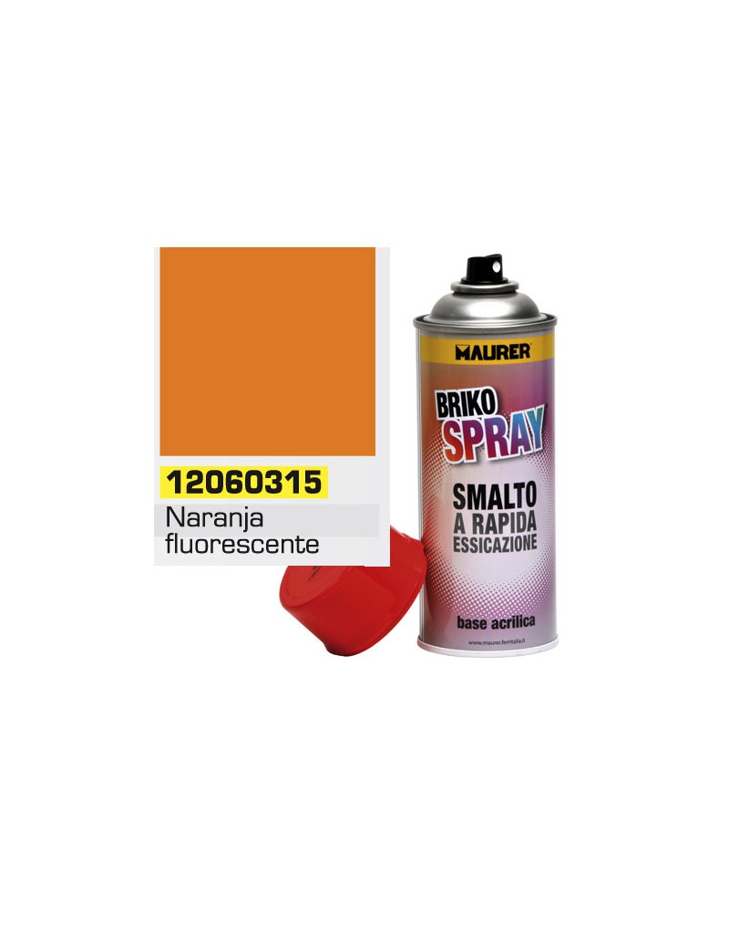 Spray Pintura Naranja Fluorescente 400 ml.