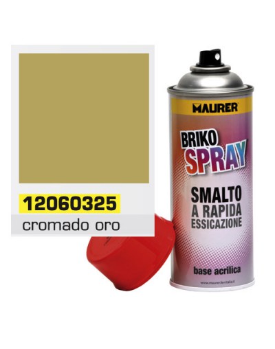 Spray Pintura Cromado Oro / Dorado 400 ml.