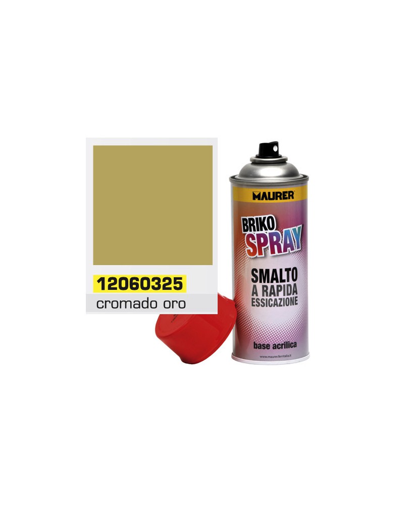 Spray Pintura Cromado Oro / Dorado 400 ml.