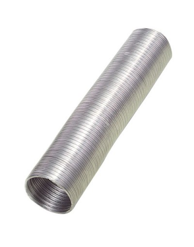 Tubo Aluminio Compacto Gris Ø 100 mm. / 5 metros