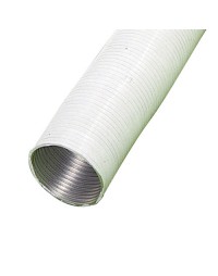 Tubo Aluminio Compacto Blanco Ø 150 mm. / 5 metros