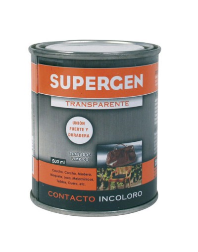 Pegamento Supergen Incoloro  500 ml.