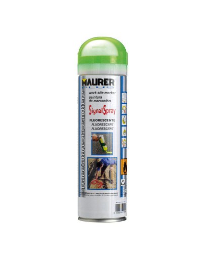 Spray Pintura Trazador Verde Fluorescente 500 ml.