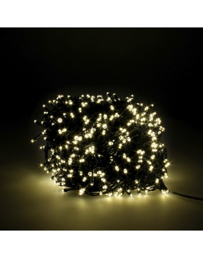 Guirnalda Luces Navidad 1000 Leds Color Blanco Calido. Luz Navidad Interiores y Exteriores Ip44