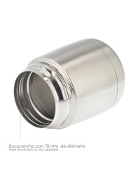 Termo Solidos y Liquidos Acero Inoxidable Antigoteo 430 Ml. 100 % Hermetico. Sin BPA