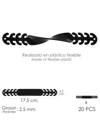Regulador Mascarilla Salvaorejas Fabricado en Plastico Flexible Para Mascarillas (Bolsa 20 piezas)