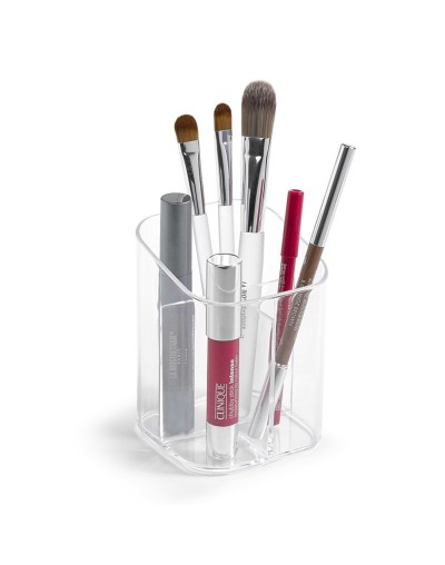 Organizador Maquillaje / Cosmetica Transparente 8,2x8,2x11,5 cm.