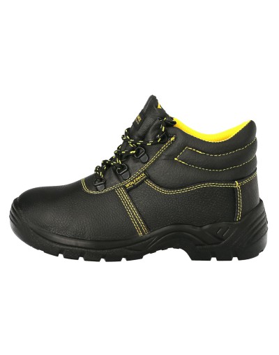 Botas Seguridad S3 Piel Negra Wolfpack  Nº 40 Vestuario Laboral,calzado Seguridad, Botas Trabajo. (Par)