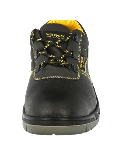 Zapatos Seguridad S3 Piel Negra Wolfpack  Nº 43 Vestuario Laboral,calzado Seguridad, Botas Trabajo. (Par)