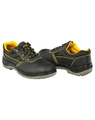 Zapatos Seguridad S3 Piel Negra Wolfpack  Nº 37 Vestuario Laboral,calzado Seguridad, Botas Trabajo. (Par)