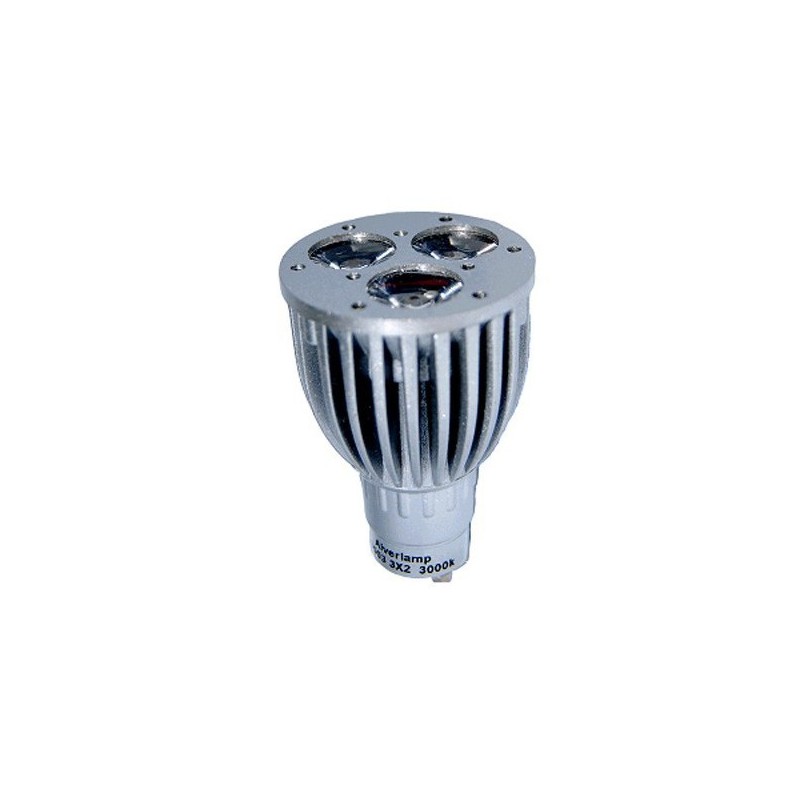 Lampara LED Dicroica GU-10 6W. 230V. 3000K Luz Cálida