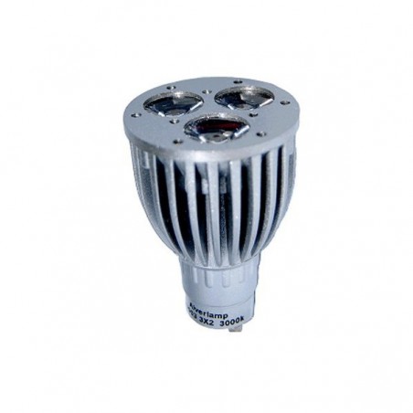 Lampara LED Dicroica GU-10 6W. 230V. 6000K Luz Fría