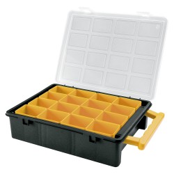 Maletin Organizador Plastico 16 Compartimentos Extraibles 242x188x60 mm. Caja...